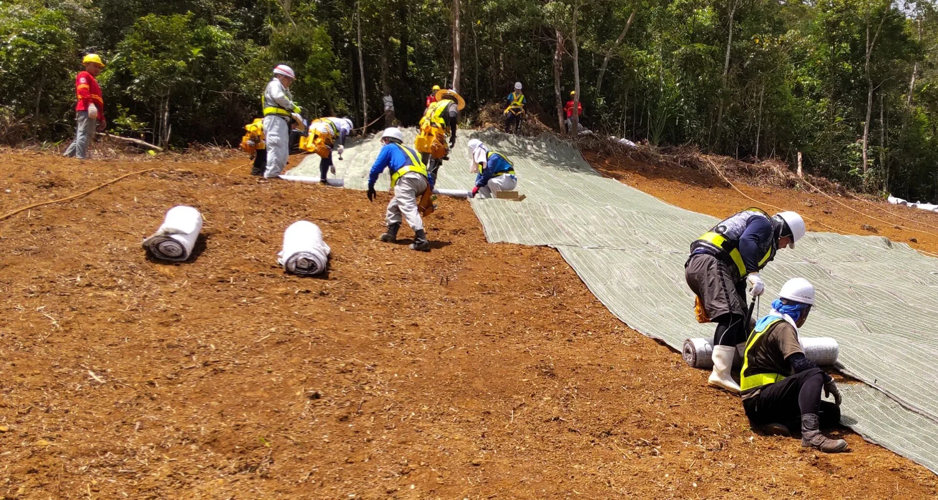 斜面保護マットで防災も緑化も実現【フィリピン】｜JICA MAGAZINE